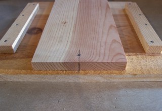 Landing Board Aligned and Nailed