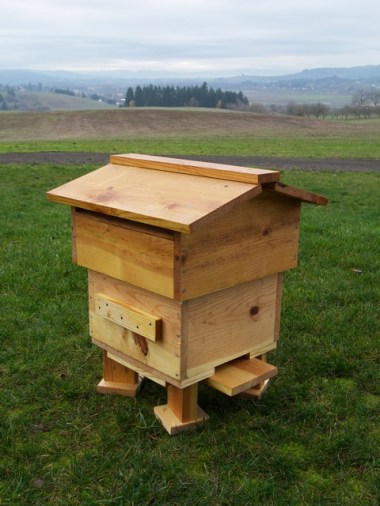Completed Warre Hive Ready for Honeybees